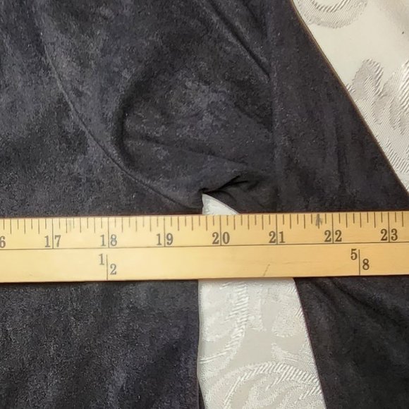 Ruby Ribbon Black Suedette Crop Jacket #1555 - Picture 9 of 9